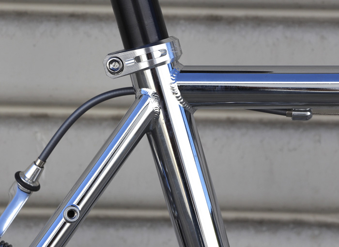 Chrome road bike sales frame