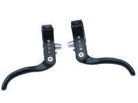 inline brake lever pair in black