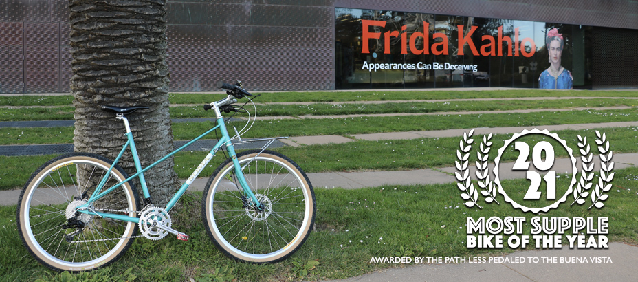 beautiful mixte bike frida kahlo